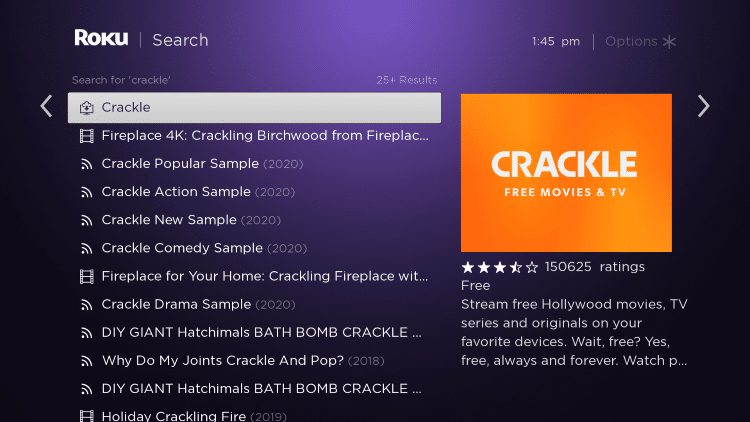 Modes to Install Sony Crackle APK on Roku