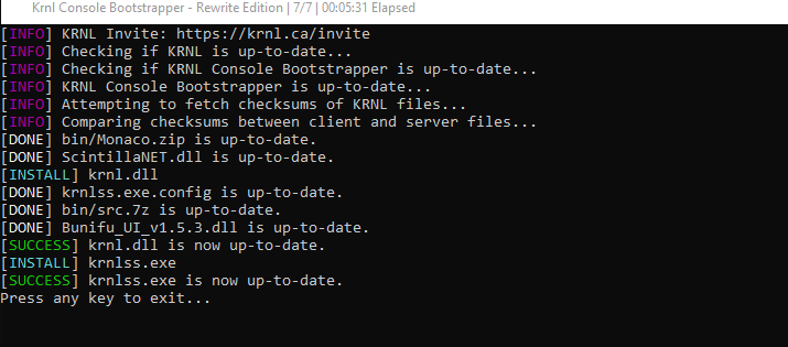 Download Krnl Using Bootstrapper