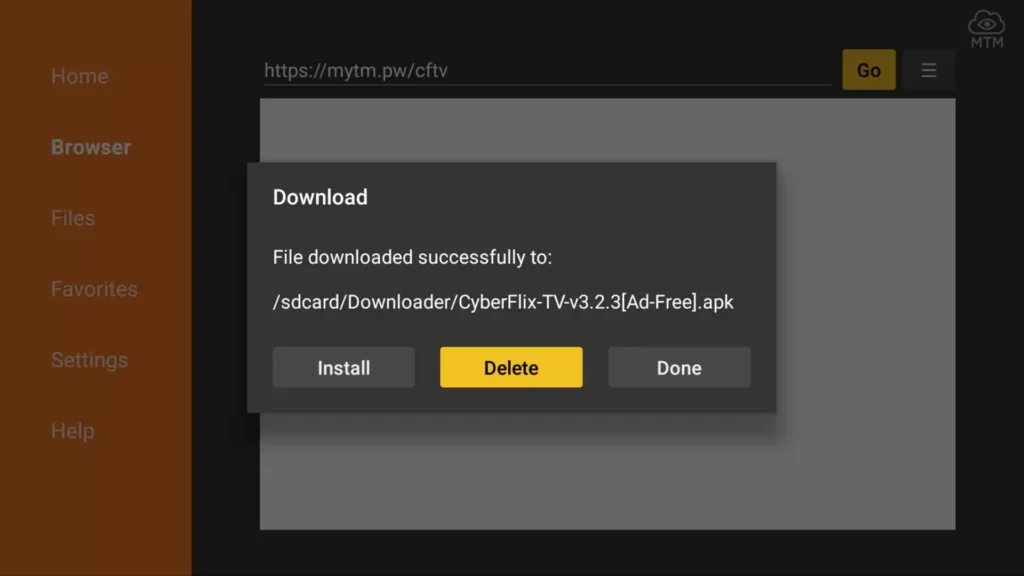 install cyberflix